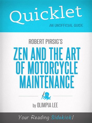 cover image of Quicklet on Zen and the Art of Motorcycle Maintenance by Robert Pirsig